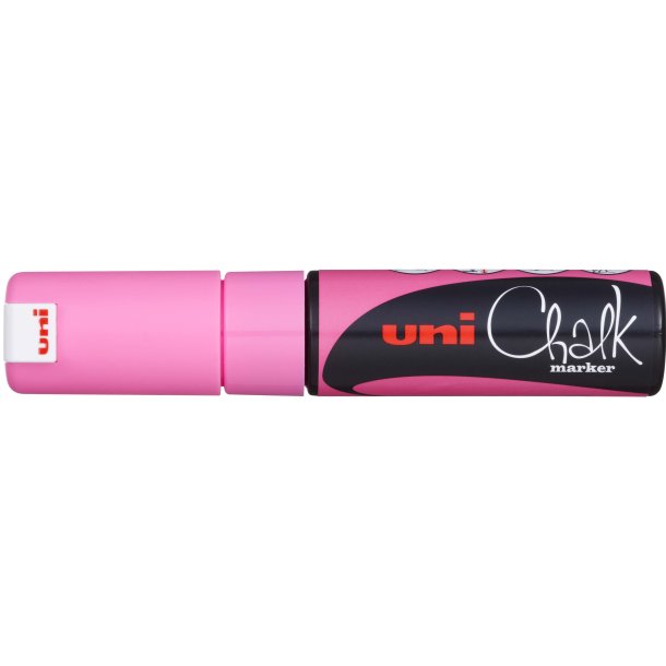 Uni Chalk marker fluo pink 8K stregbredde 8mm