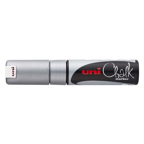 Uni Chalk marker silver 8K stregbredde 8mm