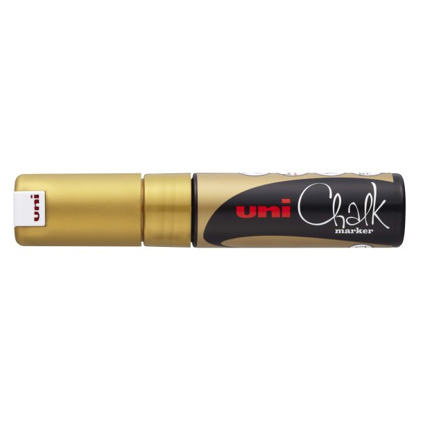 Uni Chalk marker gold 8K stregbredde 8mm