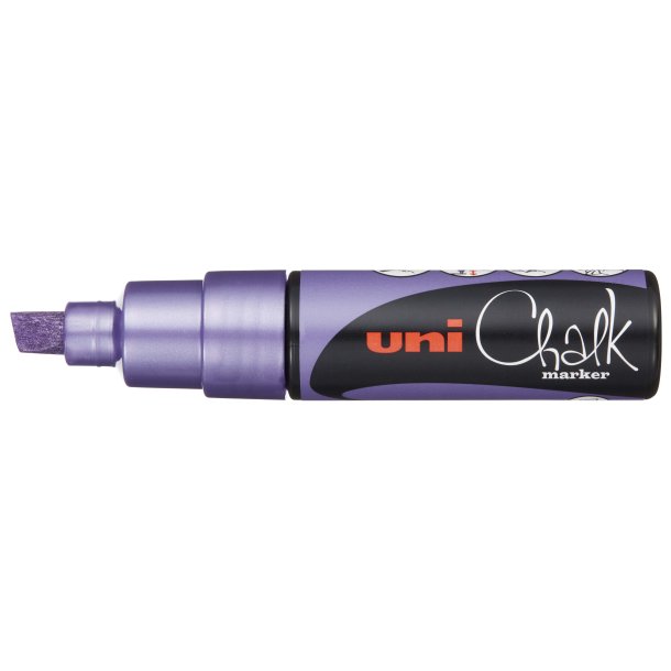 Uni Chalk marker metallic violet 8K stregbredde 8mm