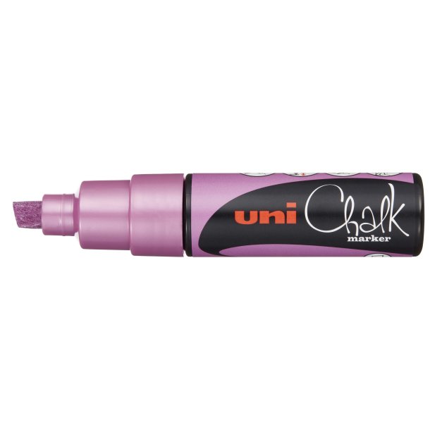 Uni Chalk marker metallic pink 8K stregbredde 8mm