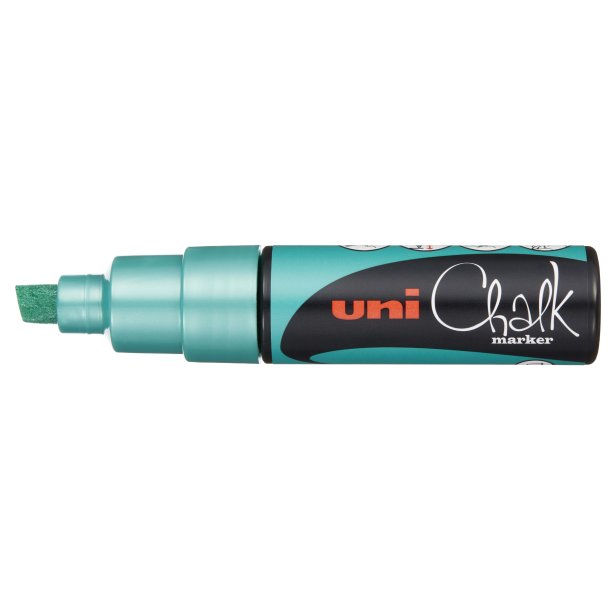 Uni Chalk marker metallic green 8K stregbredde 8mm