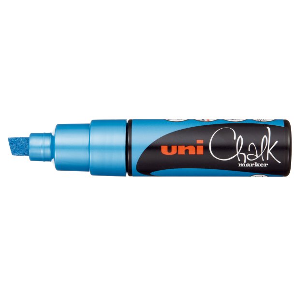 Uni Chalk marker metallic blue 8K stregbredde 8mm