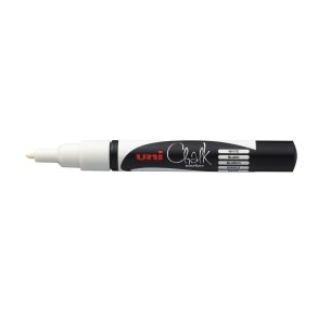 Uni Chalk marker white 3MS stregbredde 0,9-1,3mm
