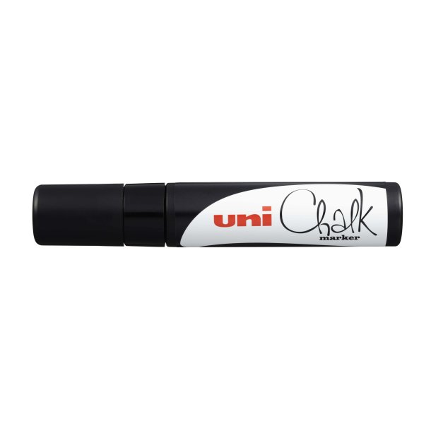 Uni Chalk marker black 17K stregbredde 15mm