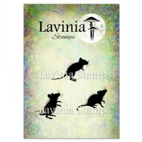 Three Woodland Mice Stamp Lavinia