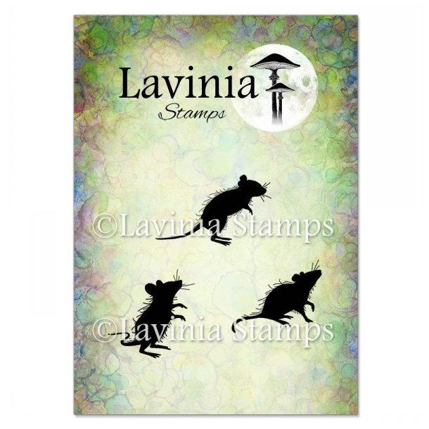 Three Woodland Mice Stamp Lavinia