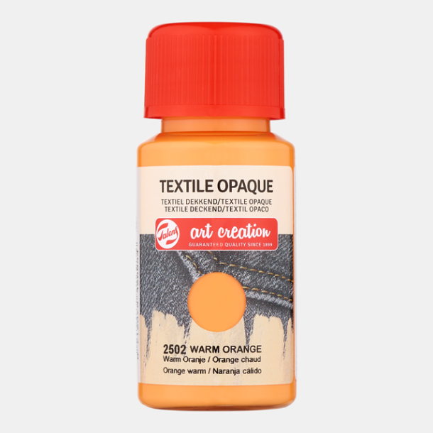 Textil Opaque maling 2502 Warm orange 50ml