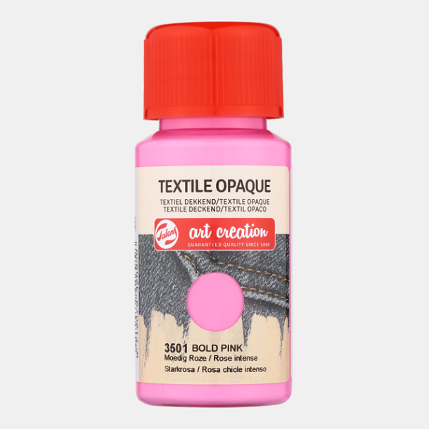 Textil Opaque maling 3501 Bold pink 50ml