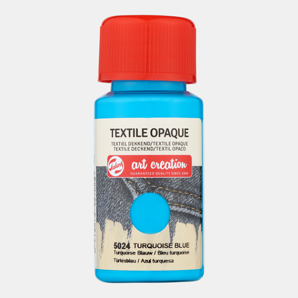 Textil Opaque maling 5024 Turquoise blue 50ml