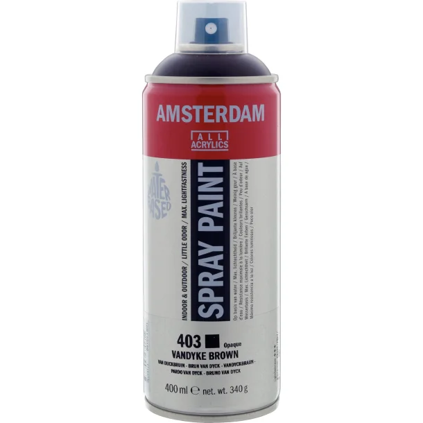 AMSTERDAM Spray paint 400 ml Vandyke Brown 403