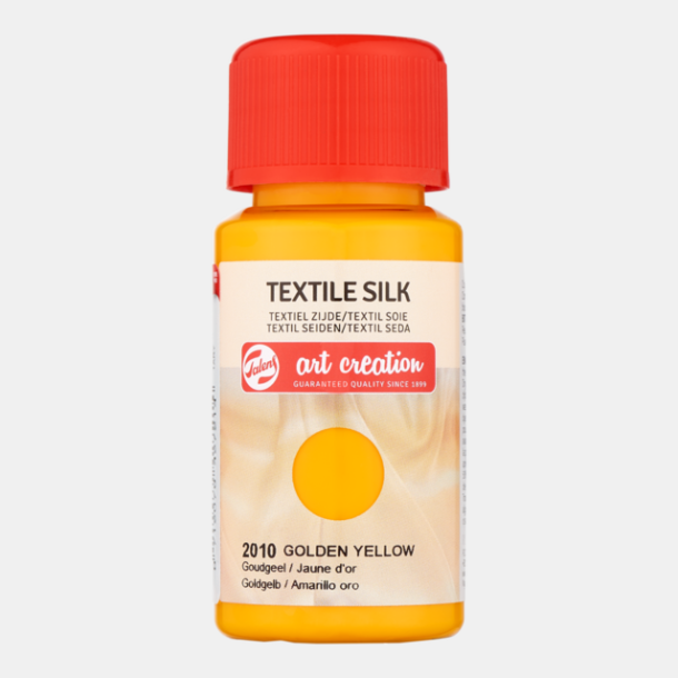 Textil silk maling 2010 Golden yellow 50ml