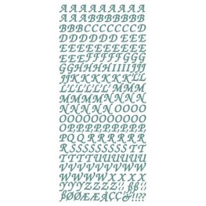 Stickers Bogstaver s�lv 4045 S6