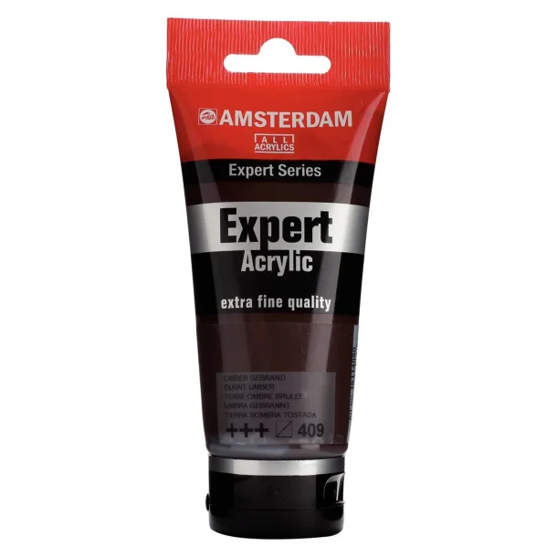 AMSTERDAM Expert Series acrylic tube 75 ml Burnt Umber 409