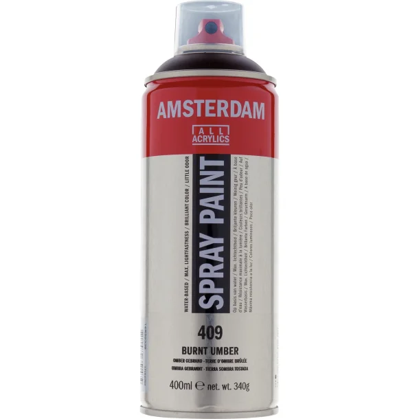 AMSTERDAM Spray paint 400 ml Burnt Umber 409