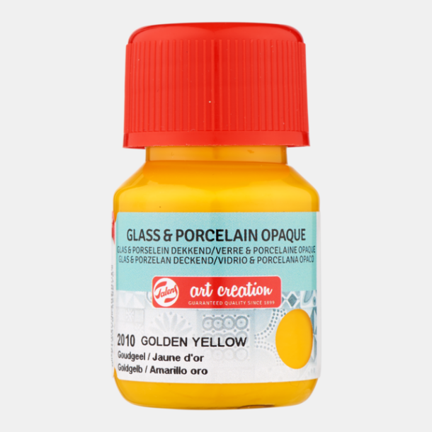 Glas og porcelns maling 2010 Golden yellow Opaque