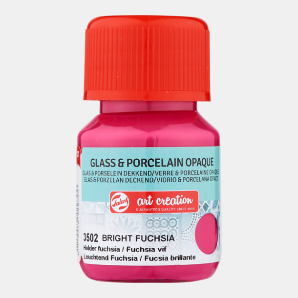 Glas og porcelns maling 3502 Bright fuchsia Opaque