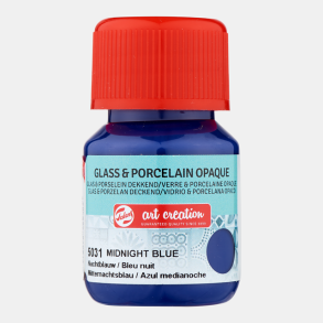 Glas og porcelns maling 5031 Midnight blue Opaque