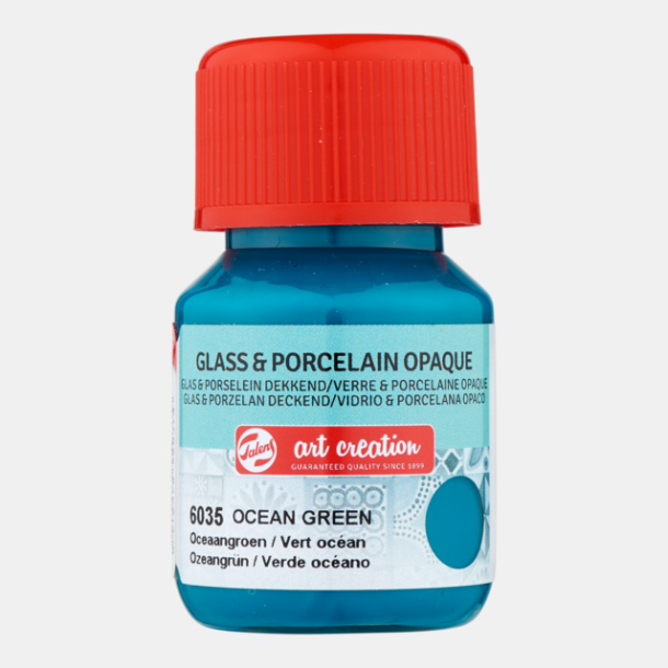 Glas og porcelns maling 6035 Ocean green Opaque