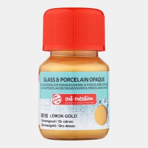 Glas og porcelns maling 8010 Lemon gold Opaque