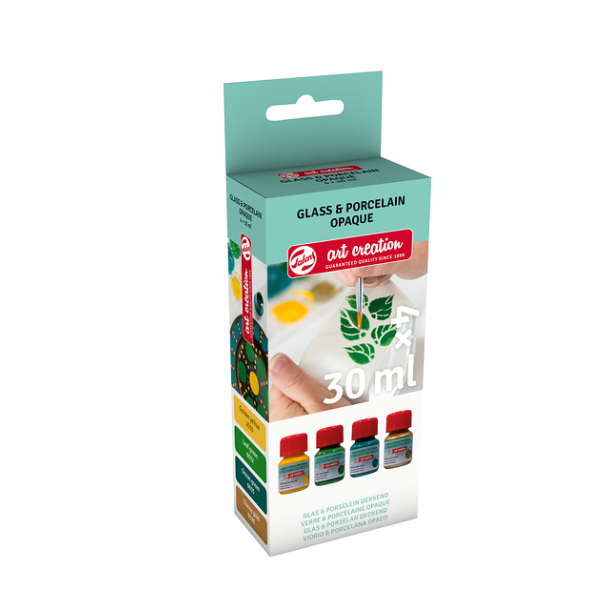 Glas og porcelns maling 4x30ml