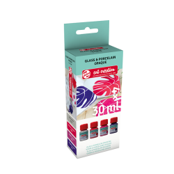 Glas og porcelns maling 4x30ml