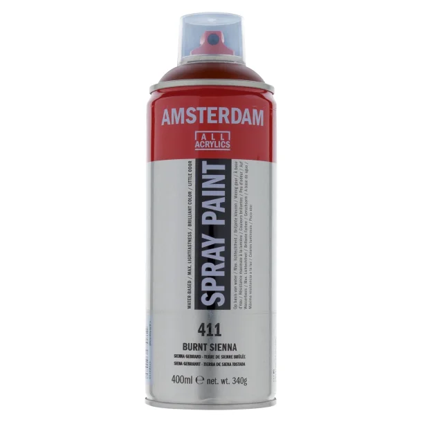 AMSTERDAM Spray paint 400 ml Burnt Sienna 411