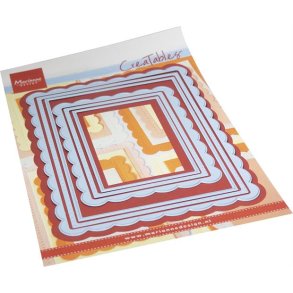 Marianne Design Die Scalloped Rectangles LR0841 D24
