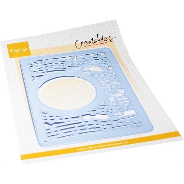 Die Musical Frame A6 LR0911 Marianne Design 
