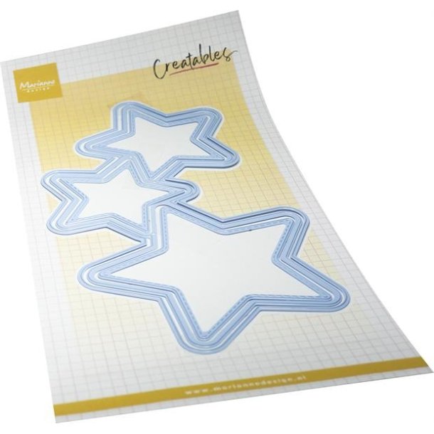 Die Lay out - stars LR0978 Marianne Design