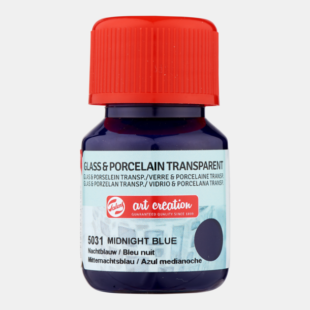 Glas og porcelns maling 5031 Midnight Blue 30ml transperant