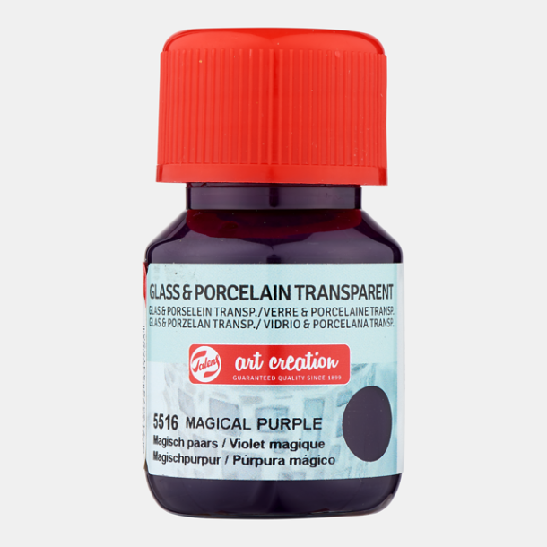 Glas og porcelns maling 5516 Magical purple 30ml transparent