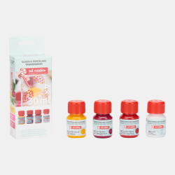 Glas og porcelns maling 4x30ml