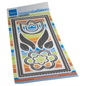 Marianne Design Die Slimline Flowers CR1623 D7