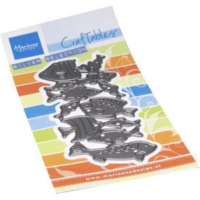 Die Punch die: Xl fish CR1657 Marianne Design