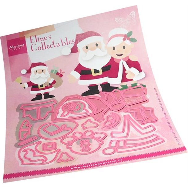 Marianne Design Die Elines Santa and Mrs Claus COL1517 