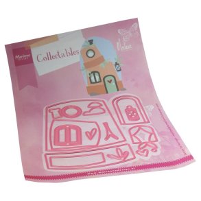 Marianne Design Die Flowerpot House COL1527