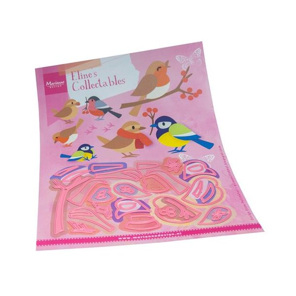 Marianne Design Die Eline's Garden Birds COL1534 