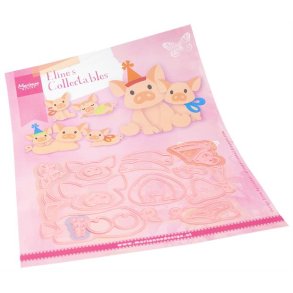 Die Eline's Pig Family COL1545 Marianne Design