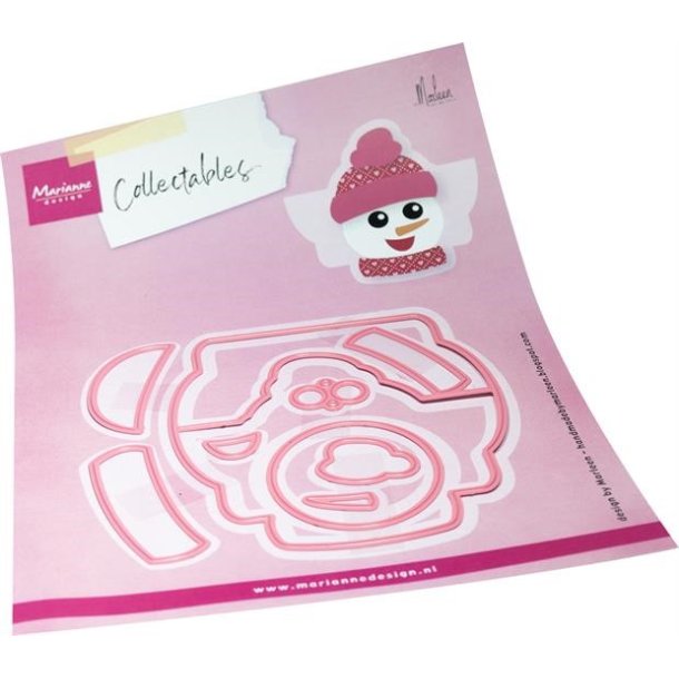 Die Bagtopper Snowman by Marleen COL1557 Marianne Design