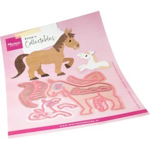 Die Eline's Horses COL1568 Marianne DEsign 