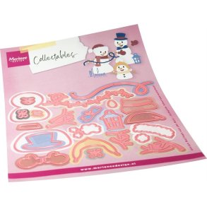Die Happy Snowmen by Marleen COL1596 Marianne Design
