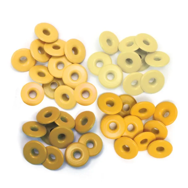 We R Makers Wide eyelets 40pcs Yellow