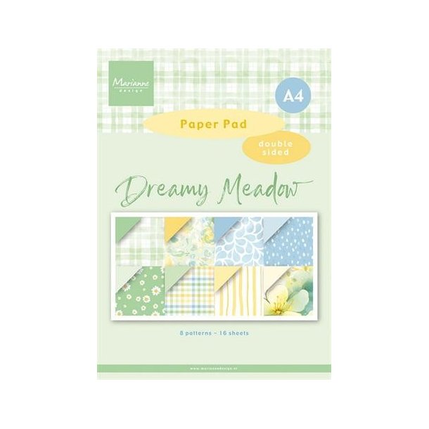 Papirblok Dreamy Meadow A4 PK9219 Marianne Design