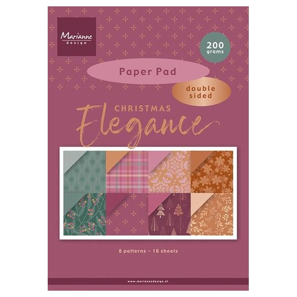 Papirblok Christmas Elegance - A4" PK9223