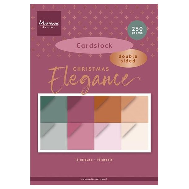 Papirblok Christmas Elegance Cardstock A4