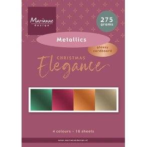 Papirblok Christmas elegance metallics A5
