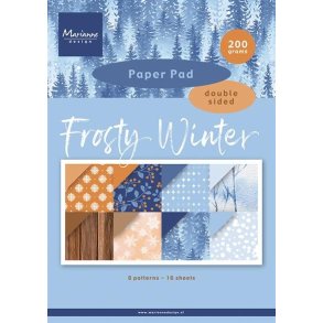 Papirblok Frosty Winter A4 PK9226 Marianne Design