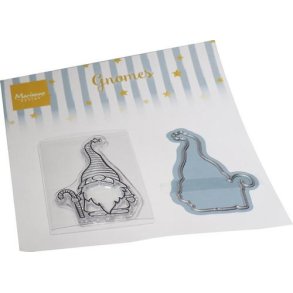 Marianne Design CS1107 akrylstempel incl. die Gnome og Cane