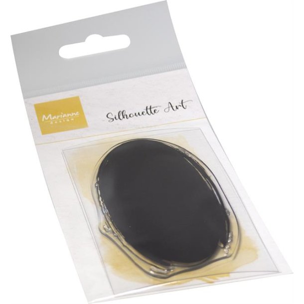 Marianne design akrylstempel Silhouette art Oval CS1123 ST11